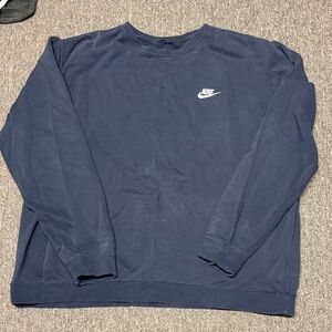Nike Men's Deep Blue Crewneck Sweater